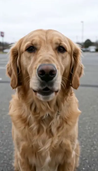 Sample video still: a dog in the How I Become A Millionaire effect